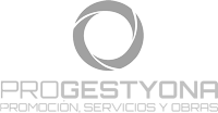 Logotipo Progestyona gris monocromo